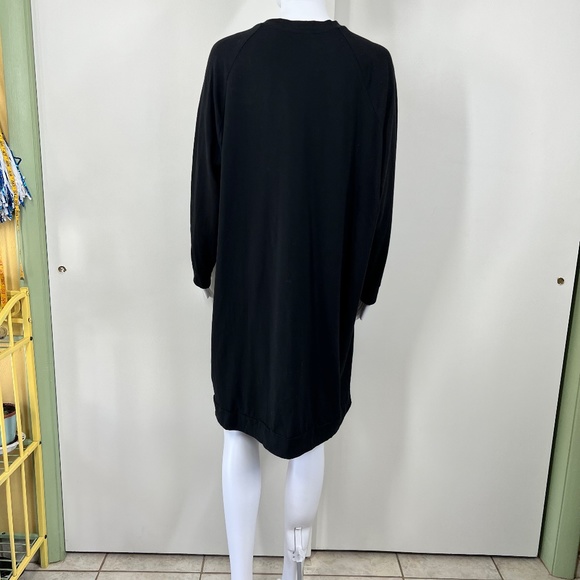 Eileen Fisher Black Long sleeve, Midi, Soft thicker Jersey knit, Pockets, L - Picture 12 of 16